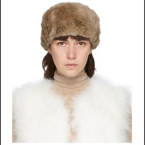 Faux fur headband/ head warmer
